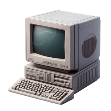 icon de um desktop antigo