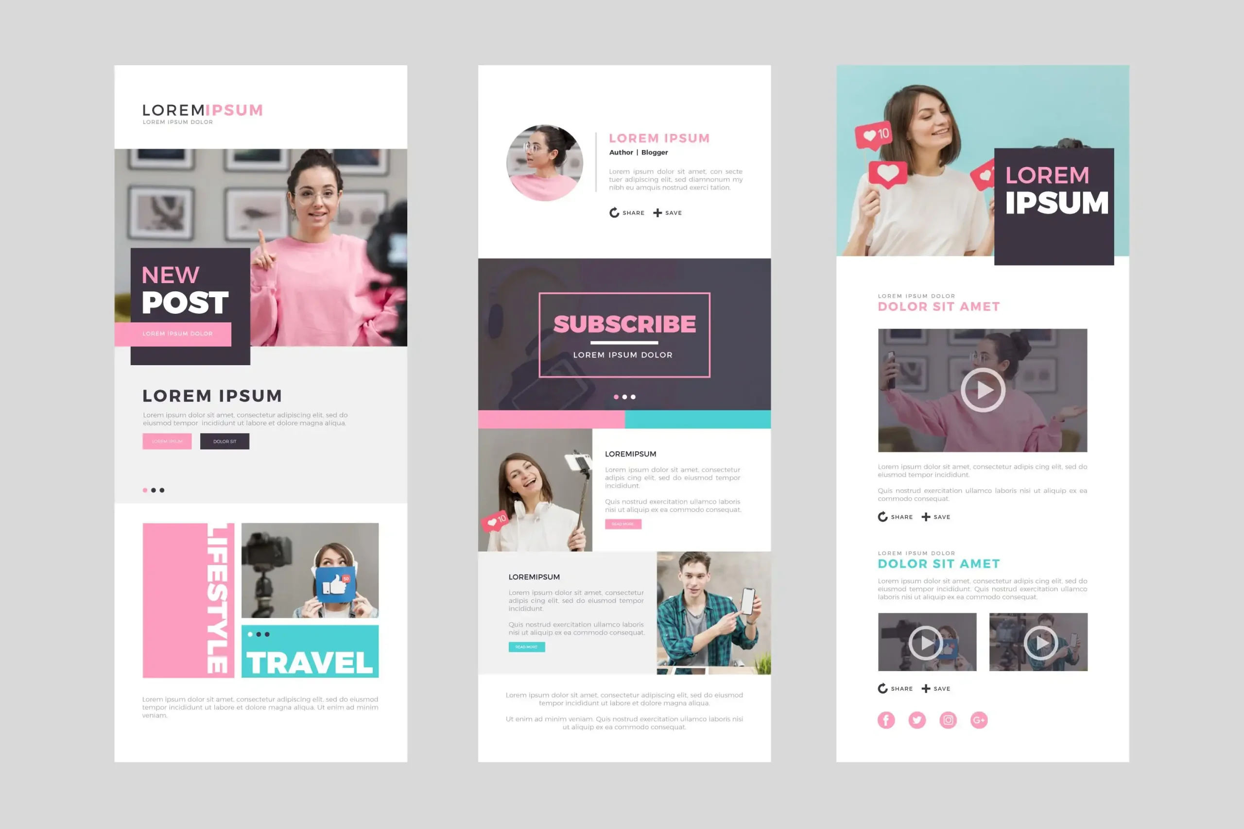Template de um email de marketing
